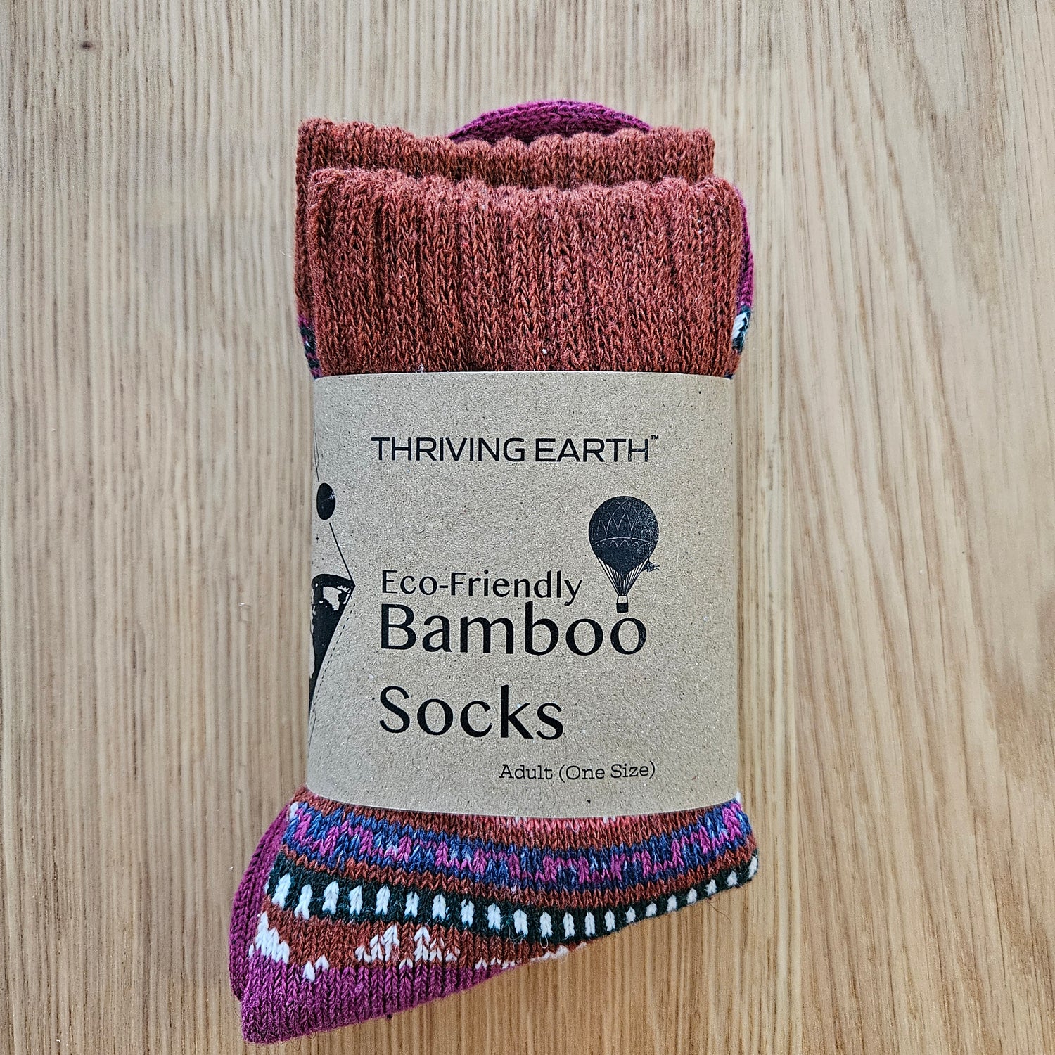 Bamboo Socks - Pink/Purple