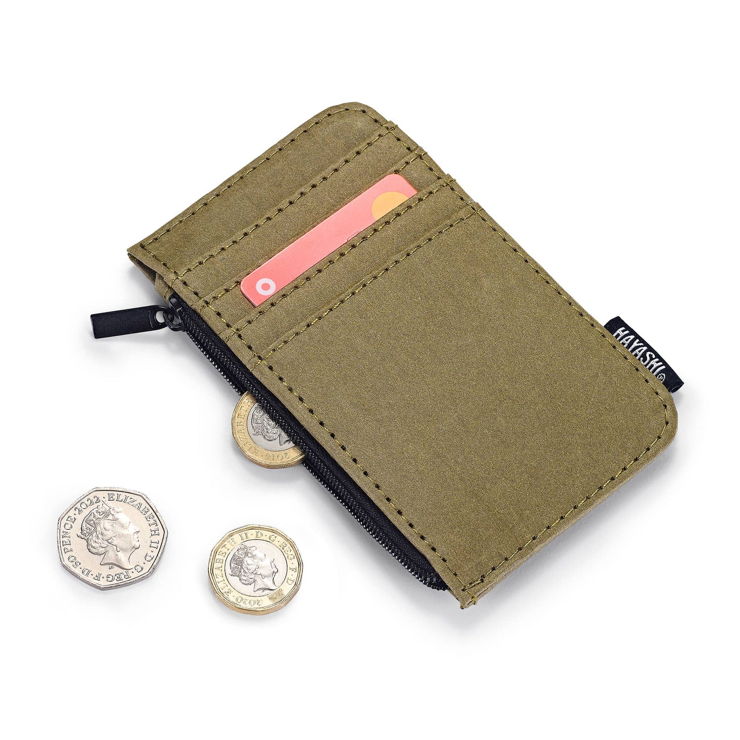 Zipped Card Case - Dust