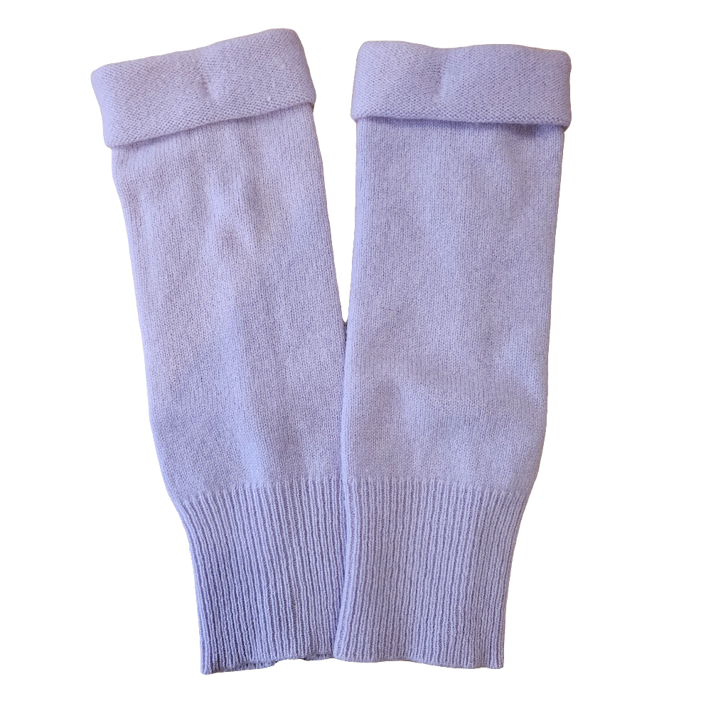 Turtle Doves Cashmere Fingerless Gloves - Lilac